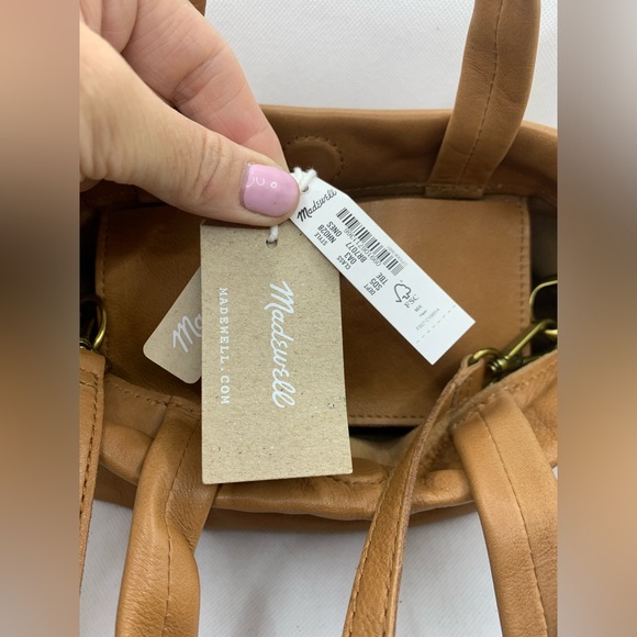 NWT Madewell The Piazza Mini Crossbody Bag. Timber Beam Color - Picture 9 of 12